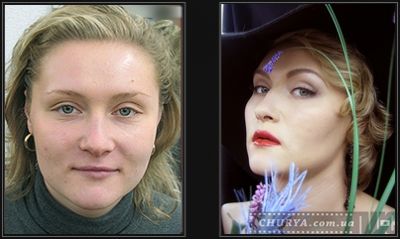 макияж- До и После